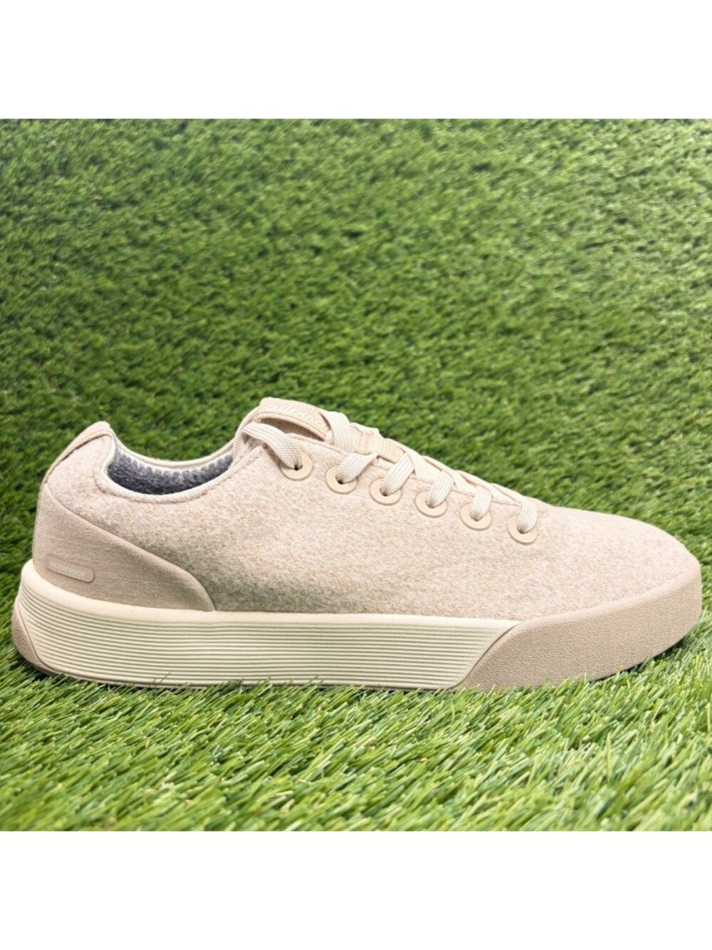 Allbirds Wool Cruiser Waterproof Womens Size 9.5 Beige Athletic Shoes Sneakers